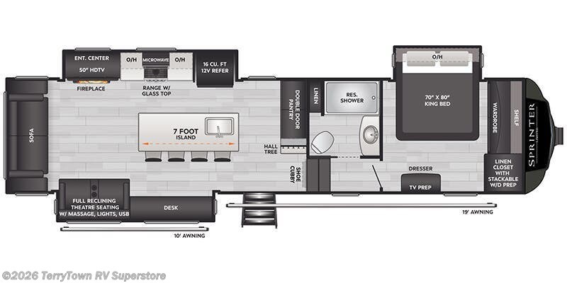2025 Keystone Sprinter 3210RLS - New Fifth Wheel For Sale by TerryTown RV Superstore in Grand Rapids, Michigan
