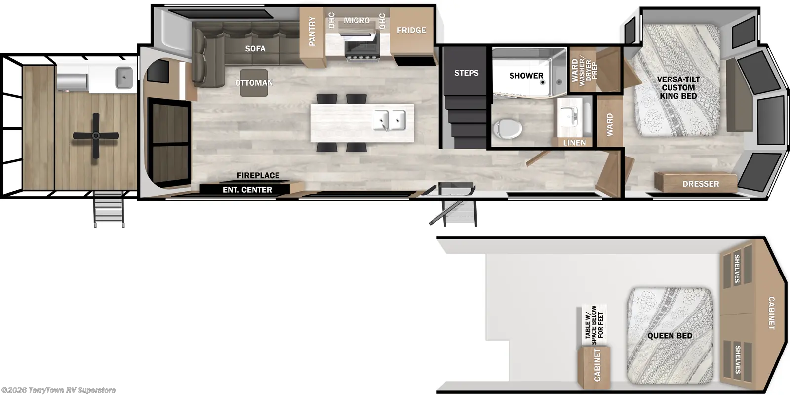 2025 Forest River Salem Villa 42VERANDA - New Destination Trailer For Sale by TerryTown RV Superstore in Grand Rapids, Michigan