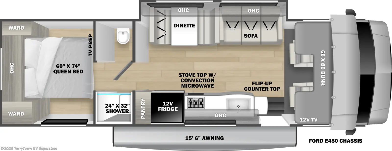 2025 Forest River Sunseeker 2850SLE - New Class C For Sale by TerryTown RV Superstore in Grand Rapids, Michigan