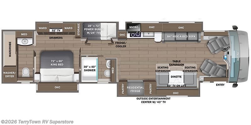 2025 Entegra Coach Anthem 44R - New Class A For Sale by TerryTown RV Superstore in Grand Rapids, Michigan