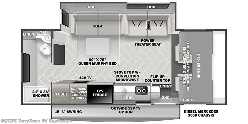 2023 Forest River Sunseeker 2400T MBS - New Class C For Sale by TerryTown RV Superstore in Grand Rapids, Michigan
