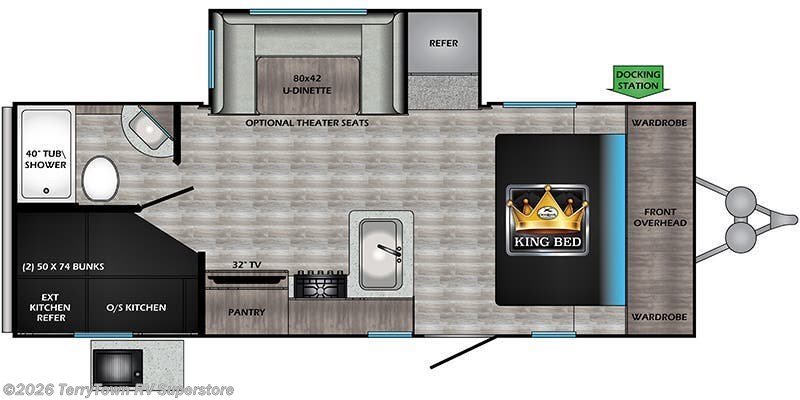 2022 CrossRoads Cruiser Aire CR22BBH - New Travel Trailer For Sale by TerryTown RV Superstore in Grand Rapids, Michigan