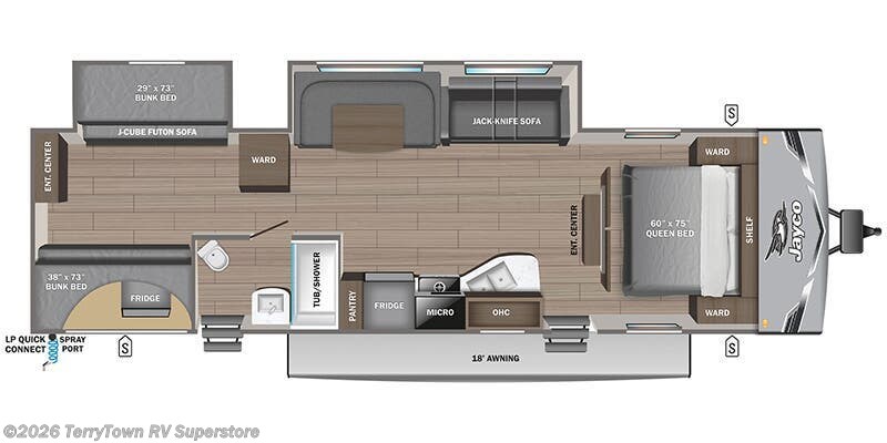 2026 Jayco Jay Flight SLX 321BDS - New Travel Trailer For Sale by TerryTown RV Superstore in Grand Rapids, Michigan