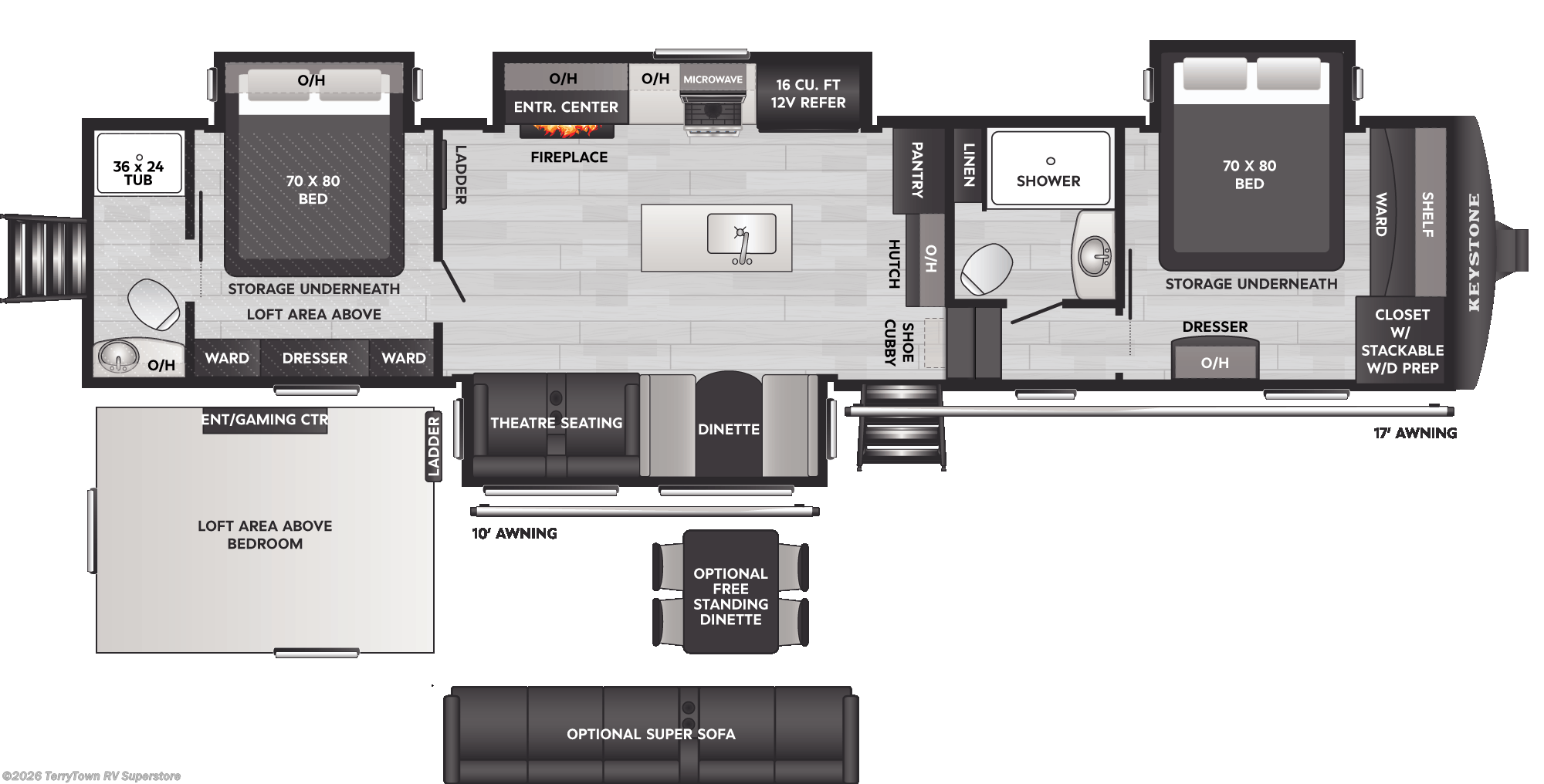 2026 Keystone Sprinter 3920DSL - New Fifth Wheel For Sale by TerryTown RV Superstore in Grand Rapids, Michigan