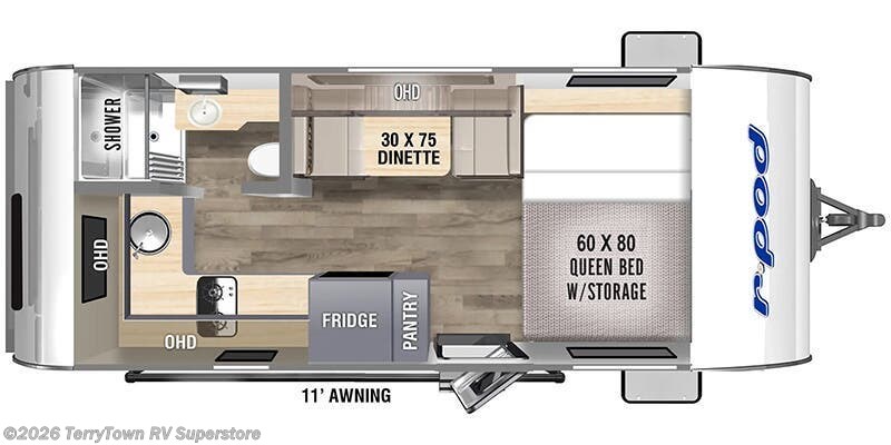 2024 Forest River R-Pod RP-194C - Used Travel Trailer For Sale by TerryTown RV Superstore in Grand Rapids, Michigan