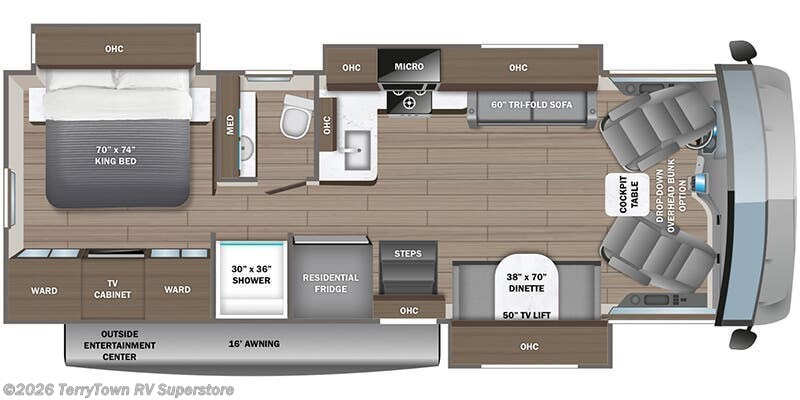 2026 Jayco Precept 31UL - New Class A For Sale by TerryTown RV Superstore in Grand Rapids, Michigan