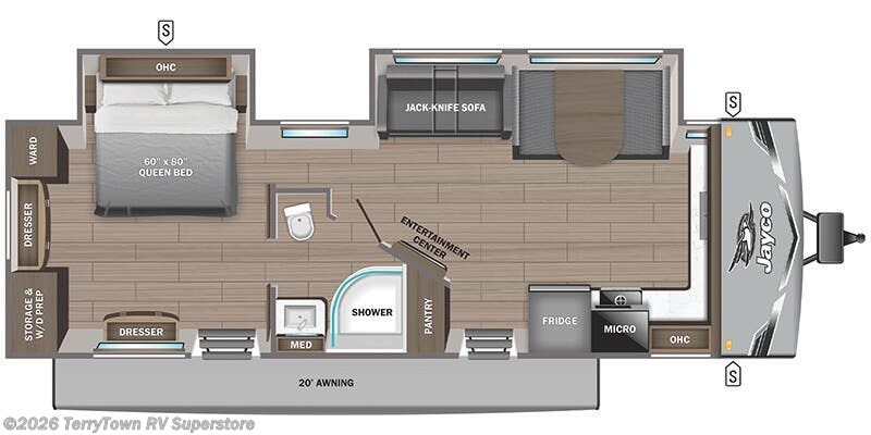 2026 Jayco Jay Flight SLX 280FKS - New Travel Trailer For Sale by TerryTown RV Superstore in Grand Rapids, Michigan
