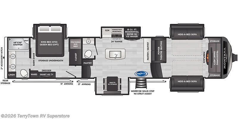 2025 Keystone Montana 3761FL - Used Fifth Wheel For Sale by TerryTown RV Superstore in Grand Rapids, Michigan