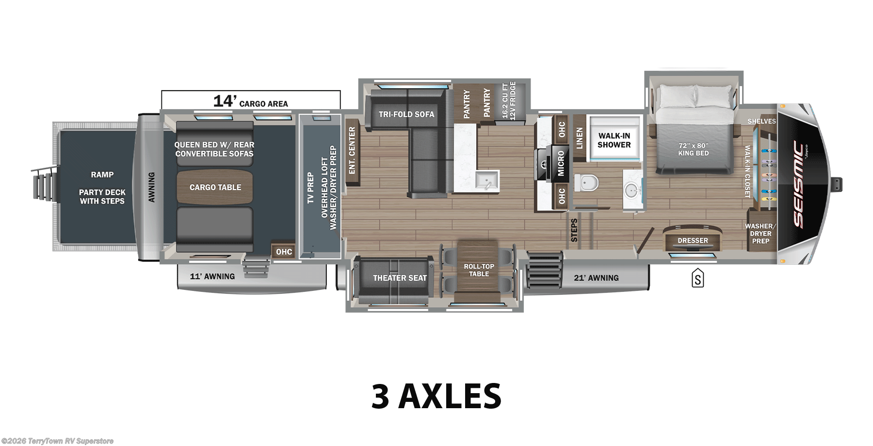 2026 Jayco Seismic 395 - New Toy Hauler For Sale by TerryTown RV Superstore in Grand Rapids, Michigan