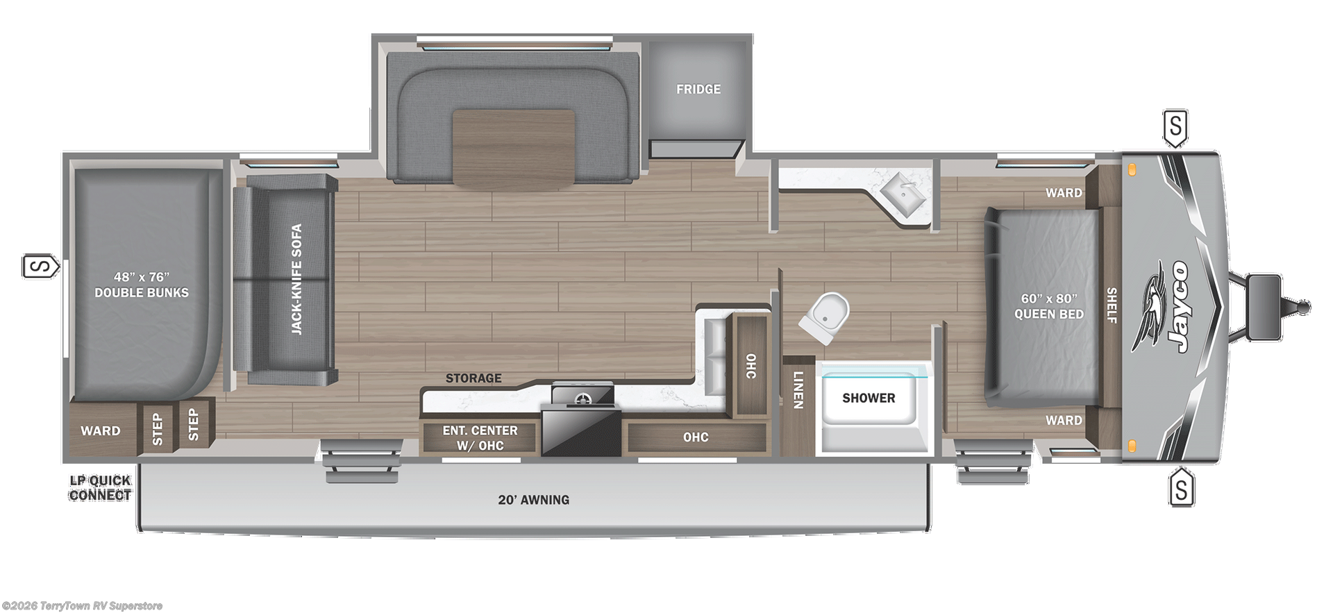 2026 Jayco Jay Flight SLX 287BHS - New Travel Trailer For Sale by TerryTown RV Superstore in Grand Rapids, Michigan