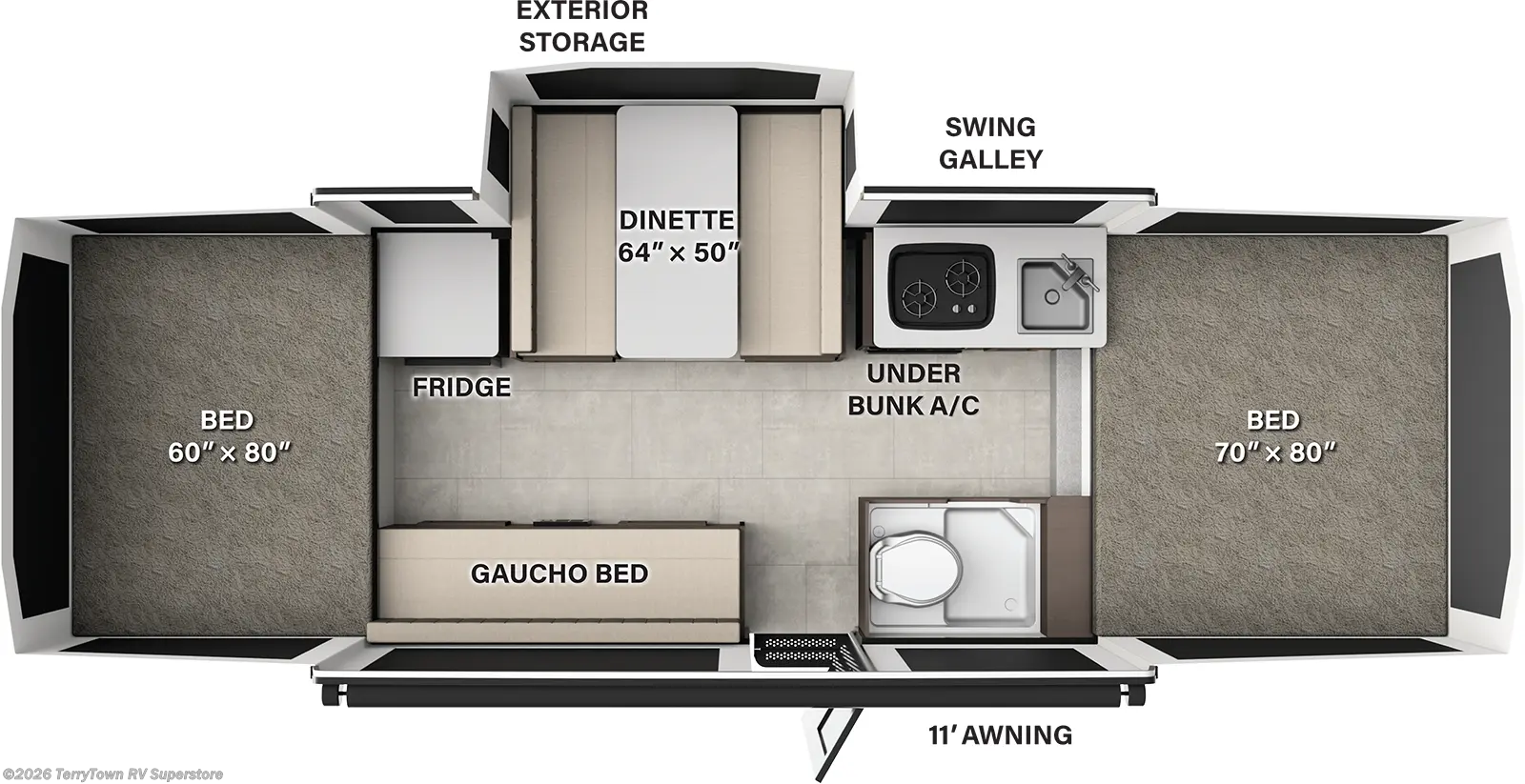 2026 Forest River Rockwood Tent 2380FT - New Popup For Sale by TerryTown RV Superstore in Grand Rapids, Michigan
