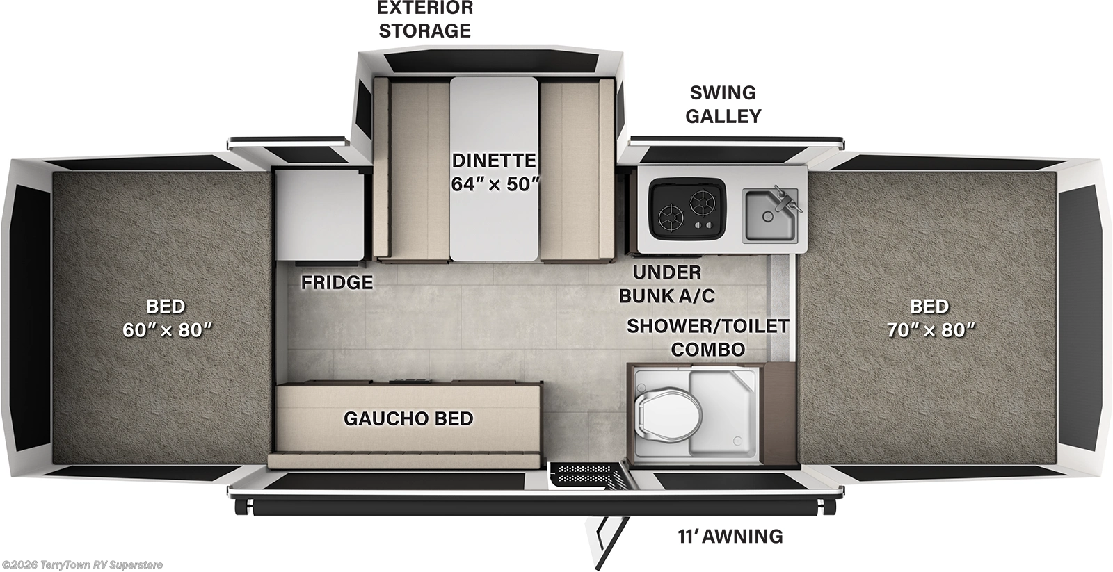2026 Rockwood Tent 2380FT by Forest River from TerryTown RV Superstore in Grand Rapids, Michigan