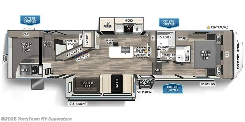 2025 Forest River Cherokee Arctic Wolf 331BH - New Fifth Wheel For Sale by TerryTown RV Superstore in Grand Rapids, Michigan