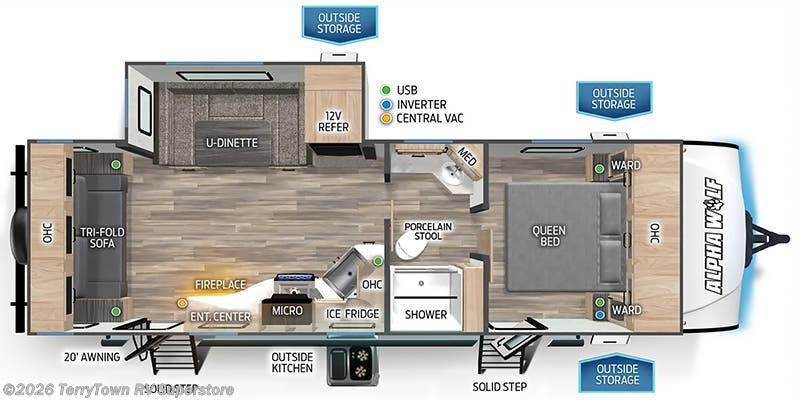 2024 Forest River Cherokee Alpha Wolf 2500RL-L - New Travel Trailer For Sale by TerryTown RV Superstore in Grand Rapids, Michigan