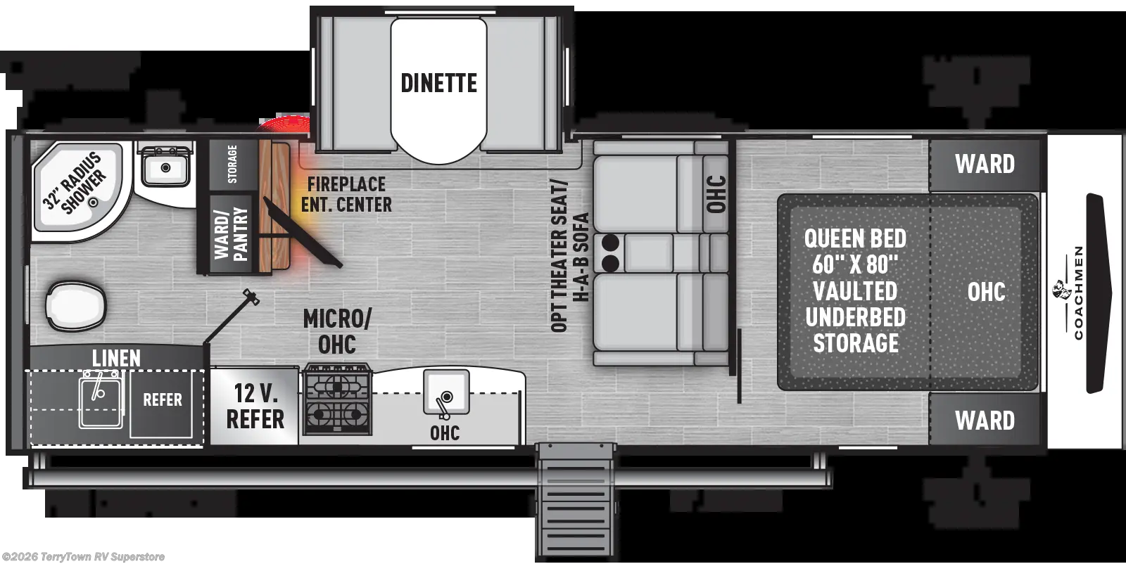 2025 Freedom Express Ultra Lite 252RBS by Coachmen from TerryTown RV Superstore in Grand Rapids, Michigan