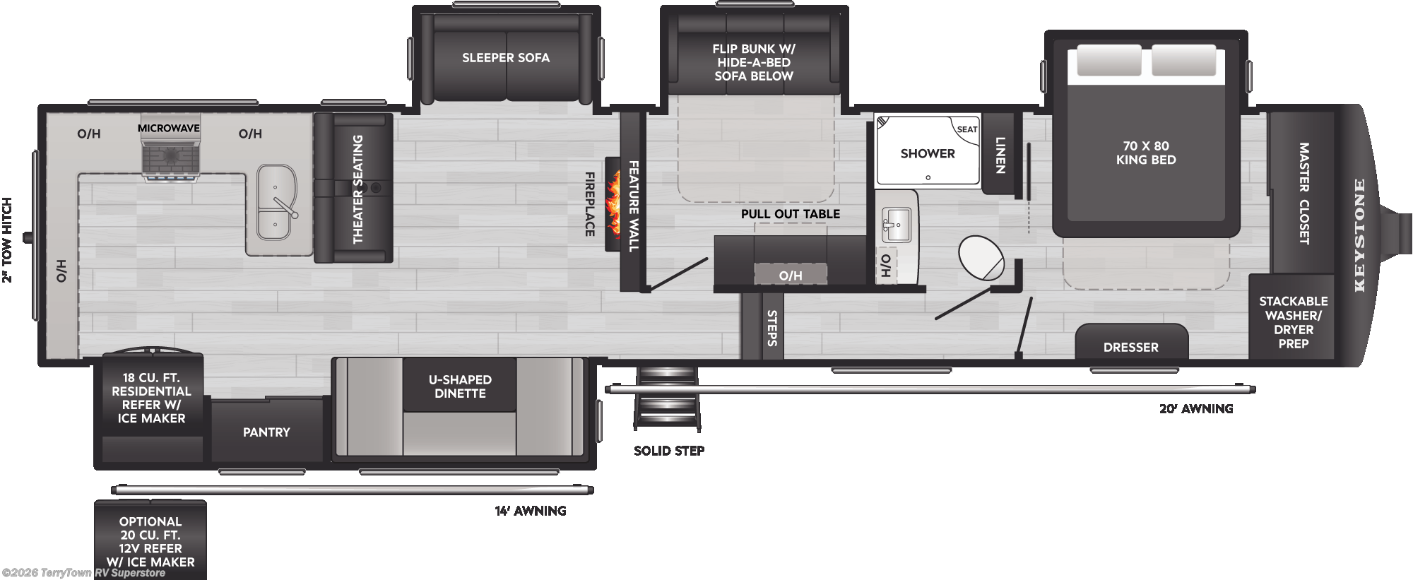 2026 Keystone Alpine Avalanche Edition 379MB - New Fifth Wheel For Sale by TerryTown RV Superstore in Grand Rapids, Michigan