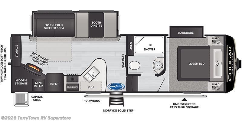 2023 Keystone Cougar Half-Ton 25RES - New Fifth Wheel For Sale by TerryTown RV Superstore in Grand Rapids, Michigan