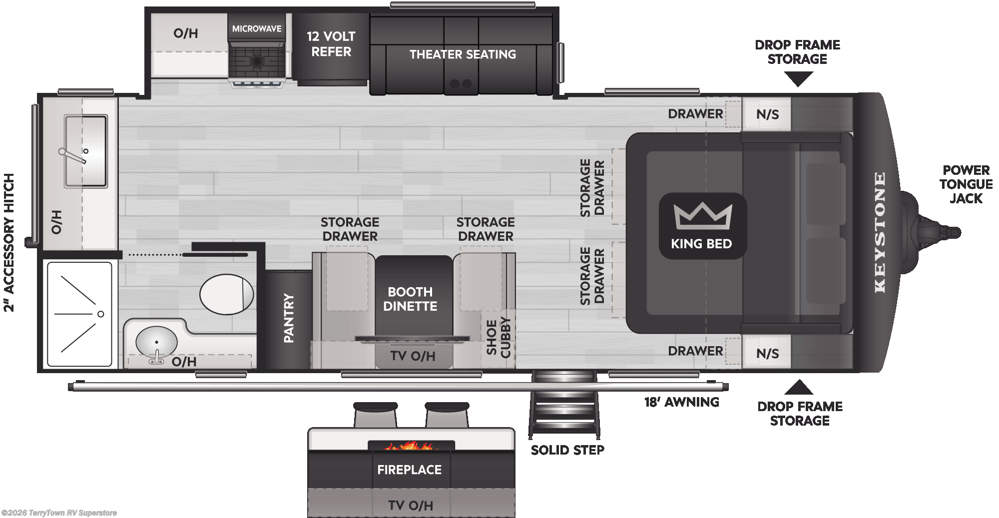 2024 Keystone Cougar Half-Ton 22MLS - New Travel Trailer For Sale by TerryTown RV Superstore in Grand Rapids, Michigan