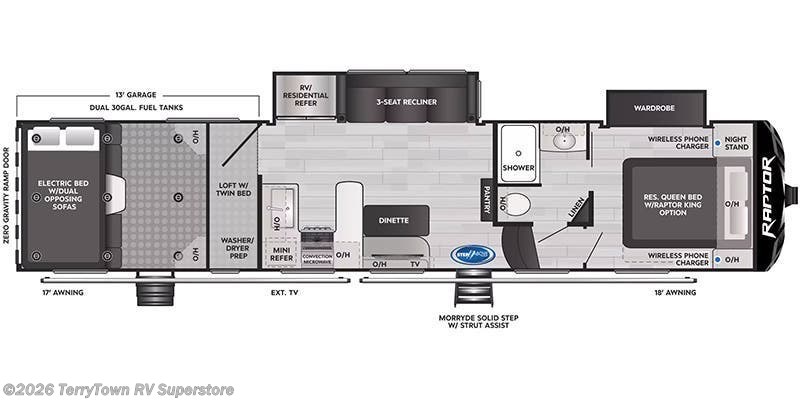 2023 Keystone Raptor 362 - New Fifth Wheel For Sale by TerryTown RV Superstore in Grand Rapids, Michigan