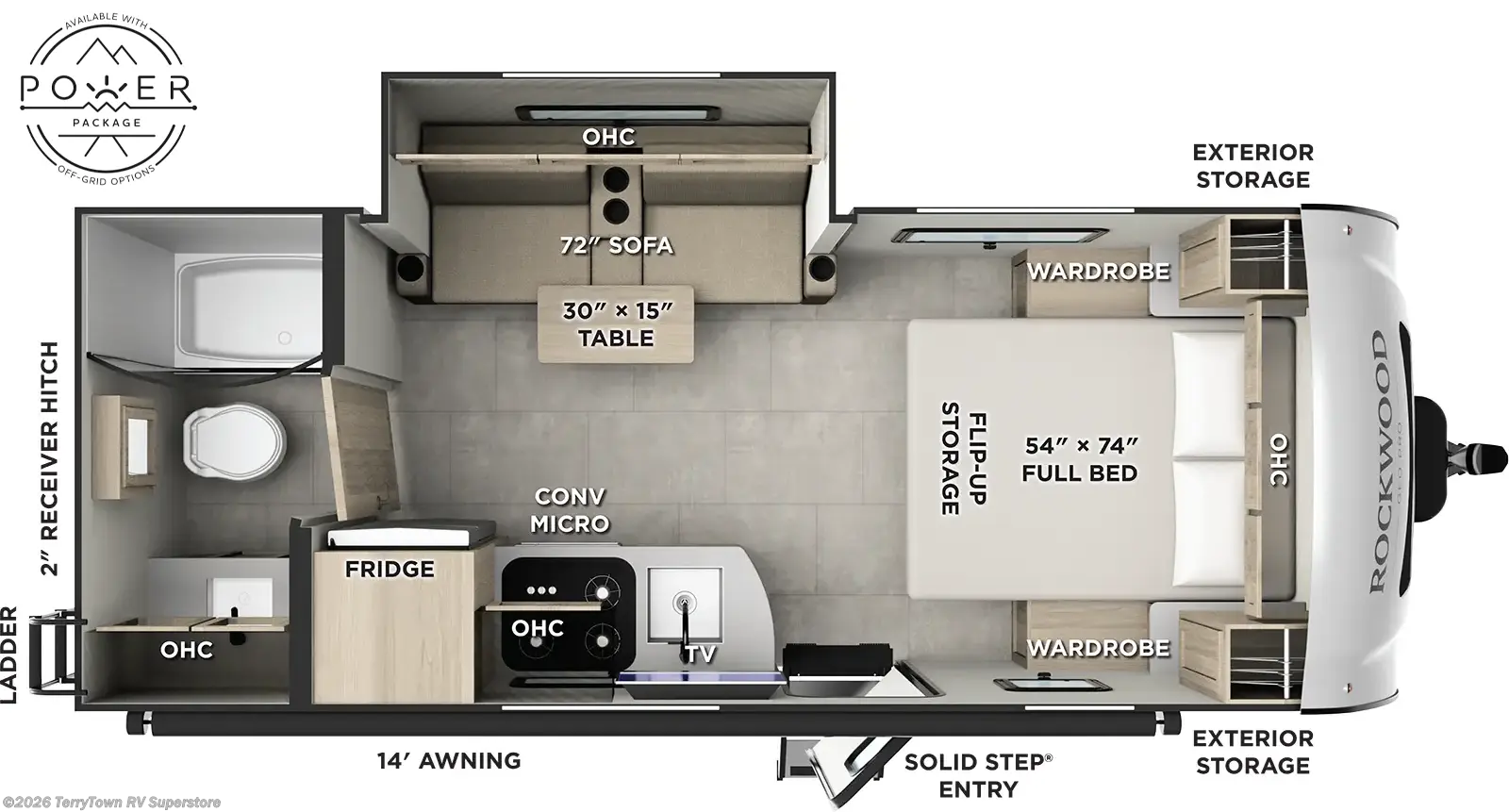 2026 Rockwood Geo Pro G20FBS by Forest River from TerryTown RV Superstore in Grand Rapids, Michigan
