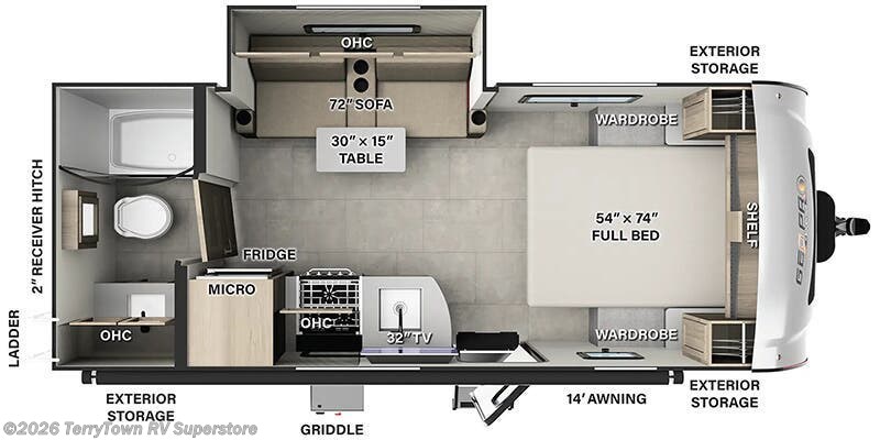 2026 Forest River Rockwood Geo Pro G20FBS - New Travel Trailer For Sale by TerryTown RV Superstore in Grand Rapids, Michigan