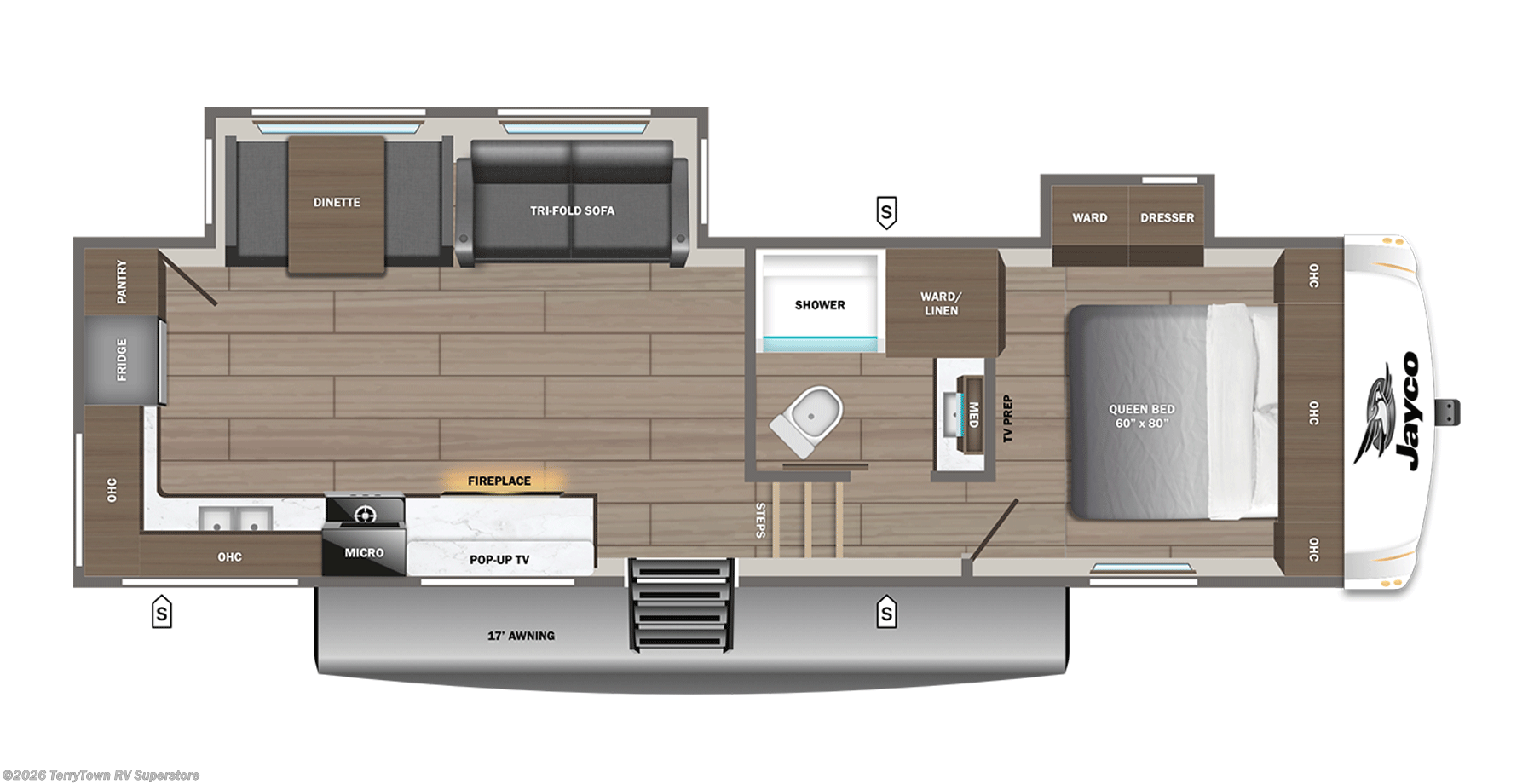 2026 Jayco Eagle SLE 28RKS - New Fifth Wheel For Sale by TerryTown RV Superstore in Grand Rapids, Michigan