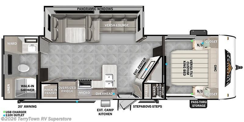 2024 Forest River Wildwood 26RBS - Used Travel Trailer For Sale by TerryTown RV Superstore in Grand Rapids, Michigan