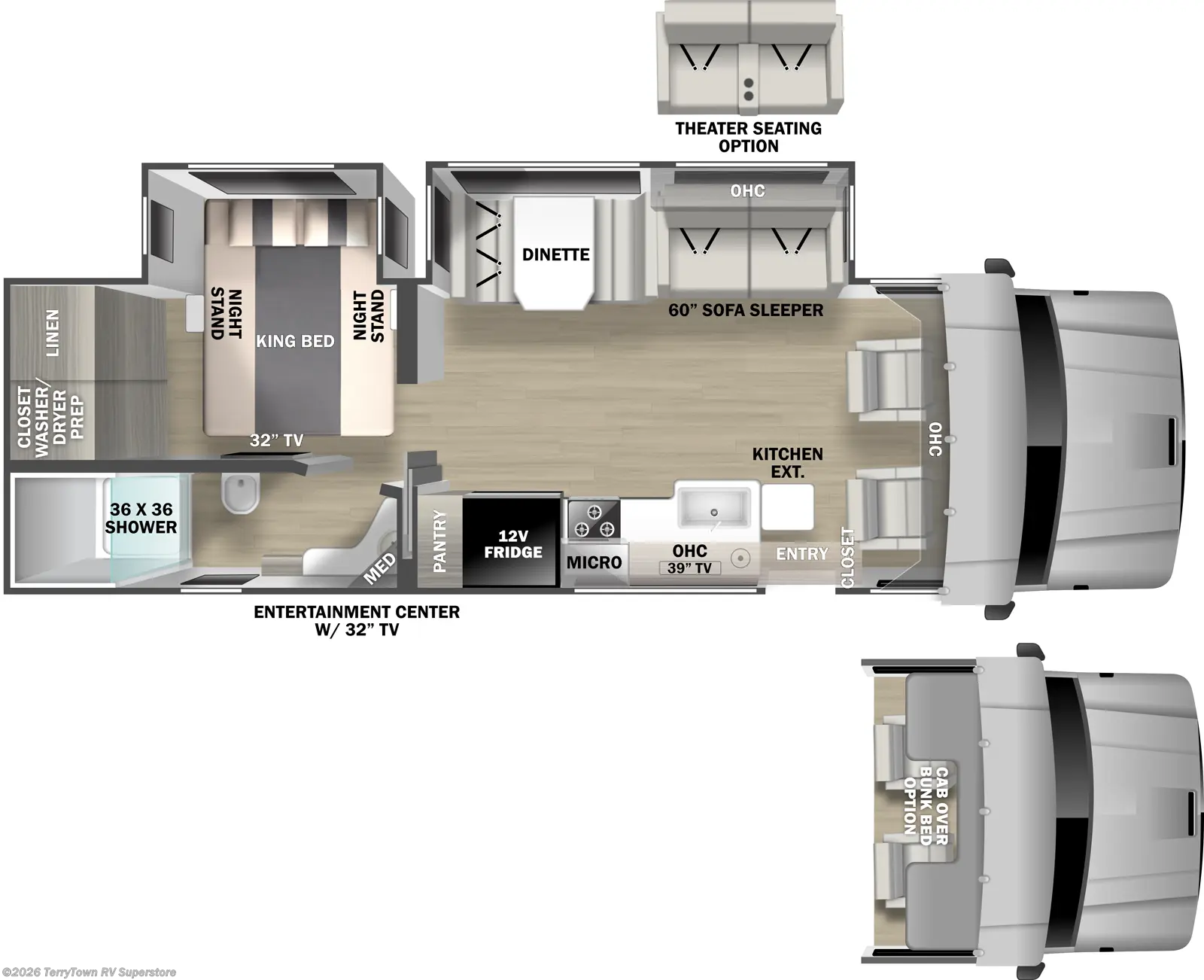 2027 Dynamax Corp Europa 31SS - New Class C For Sale by TerryTown RV Superstore in Grand Rapids, Michigan