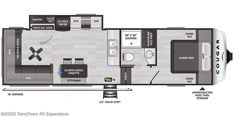 2026 Keystone Cougar Half-Ton 26RES - New Fifth Wheel For Sale by TerryTown RV Superstore in Grand Rapids, Michigan