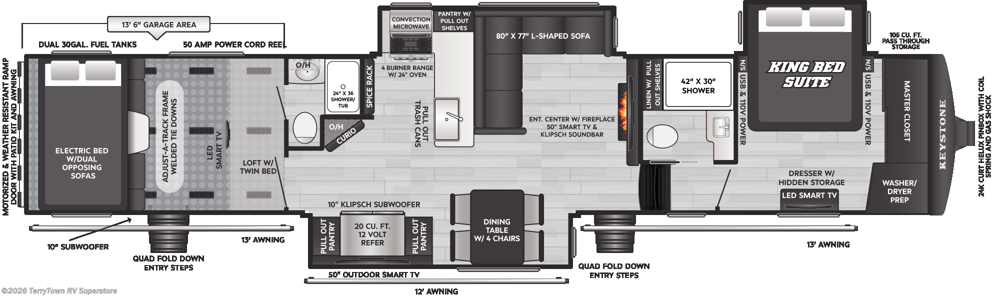 2026 Raptor 433 by Keystone from TerryTown RV Superstore in Grand Rapids, Michigan