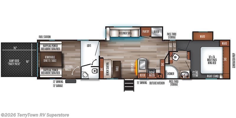 2021 Forest River Cherokee Wolf Pack 335PACK13 - Used Fifth Wheel For Sale by TerryTown RV Superstore in Grand Rapids, Michigan