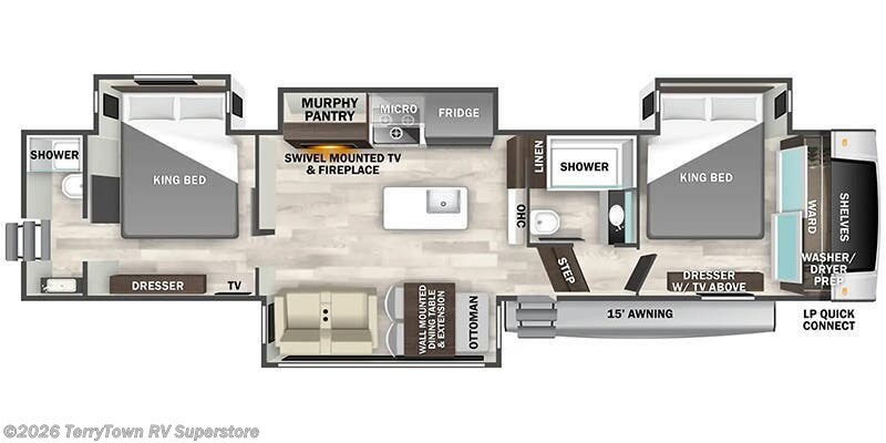 2026 Forest River Cedar Creek Experience 38DB - New Fifth Wheel For Sale by TerryTown RV Superstore in Grand Rapids, Michigan
