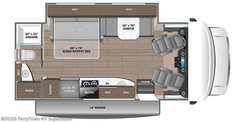 2024 Jayco Melbourne 24R - New Class C For Sale by TerryTown RV Superstore in Grand Rapids, Michigan