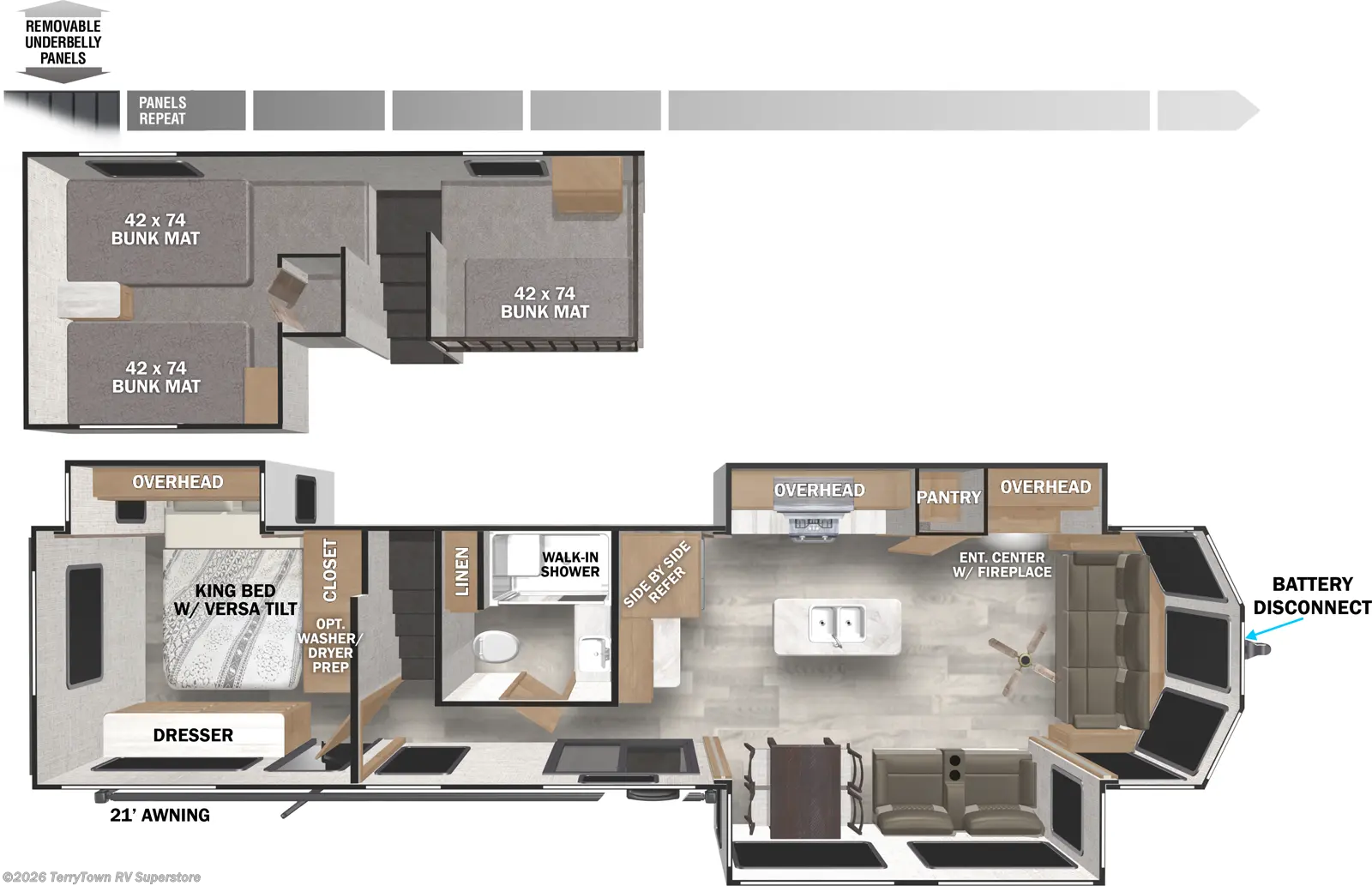 2026 Forest River Salem Villa 42FLDL - New Destination Trailer For Sale by TerryTown RV Superstore in Grand Rapids, Michigan