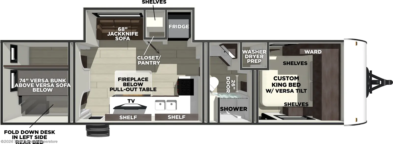2026 Forest River Salem 300ICE - New Travel Trailer For Sale by TerryTown RV Superstore in Grand Rapids, Michigan