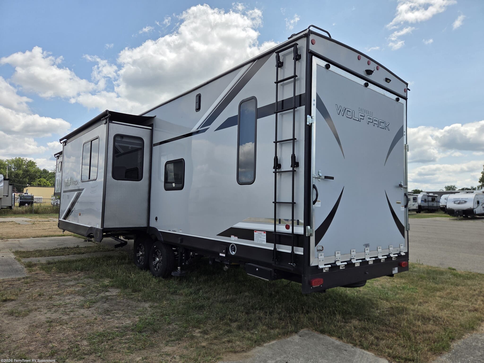 Used 2021 Forest River Cherokee Wolf Pack 335PACK13 available in Grand Rapids, Michigan