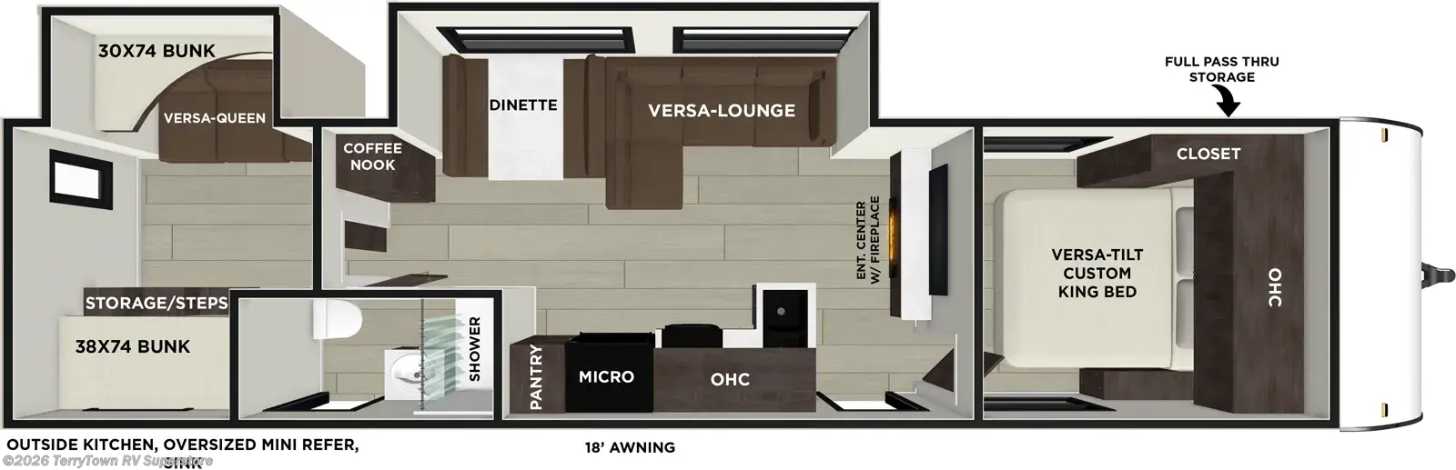 New 2026 Forest River Salem 32BHDS available in Grand Rapids, Michigan