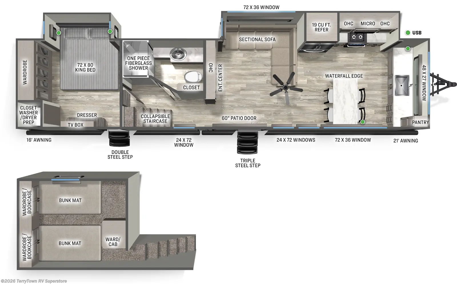 2026 Forest River Sandpiper Destination 422FKL - New Destination Trailer For Sale by TerryTown RV Superstore in Grand Rapids, Michigan