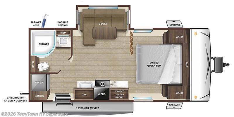 2025 Starcraft Super Lite 212FB - New Travel Trailer For Sale by TerryTown RV Superstore in Grand Rapids, Michigan