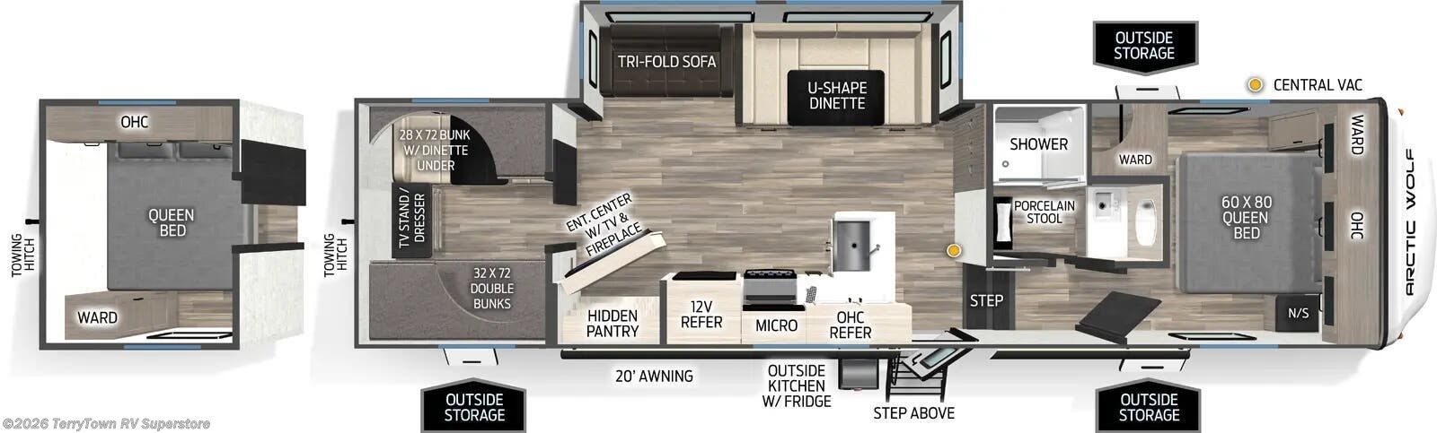 2026 Forest River Cherokee Arctic Wolf 285OPT - New Fifth Wheel For Sale by TerryTown RV Superstore in Grand Rapids, Michigan