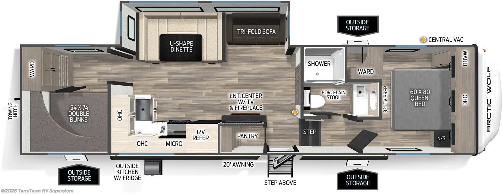 2026 Forest River Cherokee Arctic Wolf 287BH - New Fifth Wheel For Sale by TerryTown RV Superstore in Grand Rapids, Michigan