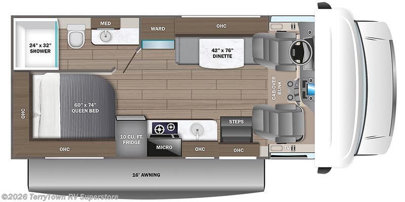 2026 Jayco Redhawk SE 22EF - New Class C For Sale by TerryTown RV Superstore in Grand Rapids, Michigan