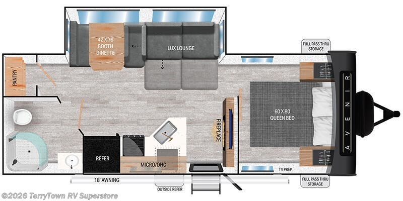 2025 Cruiser RV Avenir A-24RB - New Travel Trailer For Sale by TerryTown RV Superstore in Grand Rapids, Michigan