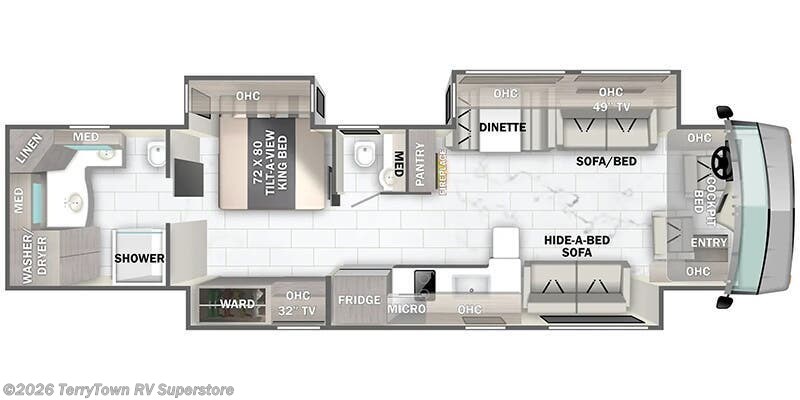 2025 Forest River Berkshire XL 40H - New Class A For Sale by TerryTown RV Superstore in Grand Rapids, Michigan