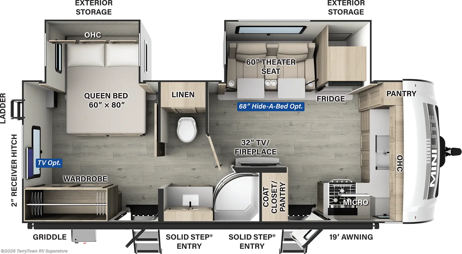 2025 Rockwood Mini Lite 2516S by Forest River from TerryTown RV Superstore in Grand Rapids, Michigan