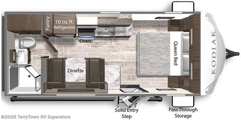 2022 Dutchmen Kodiak Ultra-Lite Ultra-Lite 201QB - Used Travel Trailer For Sale by TerryTown RV Superstore in Grand Rapids, Michigan