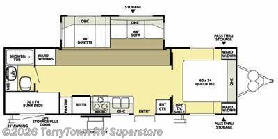 2003 Forest River Salem LE 29BHSS - Used Travel Trailer For Sale by TerryTown RV Superstore in Grand Rapids, Michigan