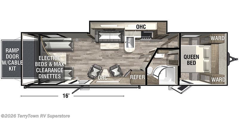 2022 Forest River XLR Hyperlite 3016 - New Toy Hauler For Sale by TerryTown RV Superstore in Grand Rapids, Michigan