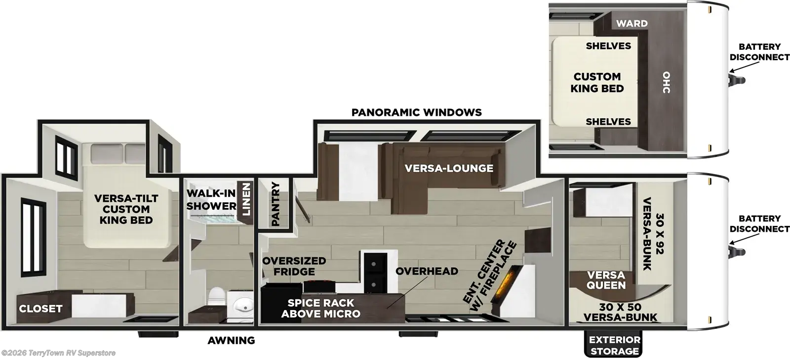 New 2026 Forest River Salem 36VBDS available in Grand Rapids, Michigan