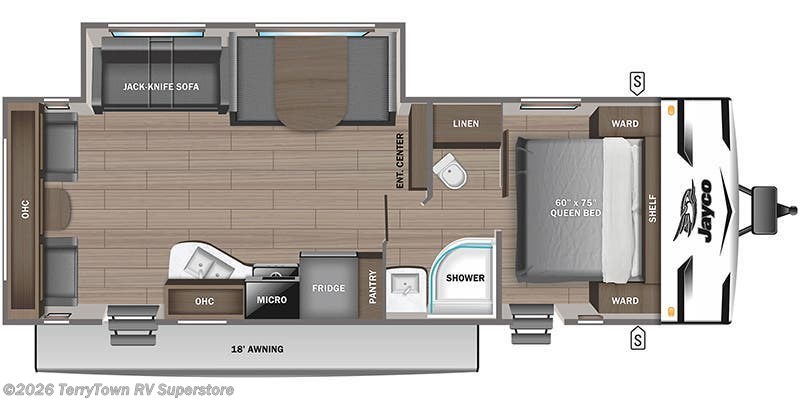 2024 Jayco Jay Flight SLX 262RLS - Used Travel Trailer For Sale by TerryTown RV Superstore in Grand Rapids, Michigan